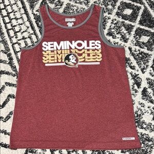Florida State Seminoles FSU Men's Red Tank Top